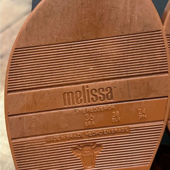 MELISSA SLIM SANDAL BROWN - Picture 4 of 9